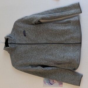 Gray Heather Patagonia Zip-Up
